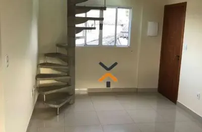 Cobertura com 2 dormitórios para alugar, 100 m² por r$ 3.980,83/mês - parque erasmo assunção - santo andré/sp