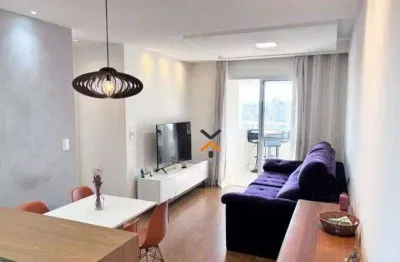 Apartamento com 2 dormitórios à venda, 53 m² por r$ 340.000 - vila tibiriçá - santo andré/sp