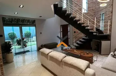Sobrado com 3 dormitórios à venda, 295 m² por r$ 1.545.000,00 - jordanópolis - são bernardo do campo/sp