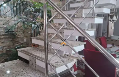 Sobrado com 4 dormitórios à venda, 310 m² por r$ 1.490.000,00 - vila assunção - santo andré/sp
