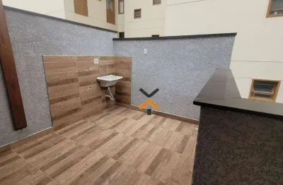 Cobertura com 2 dormitórios à venda, 84 m² por r$ 590.000,00 - vila bastos - santo andré/sp
