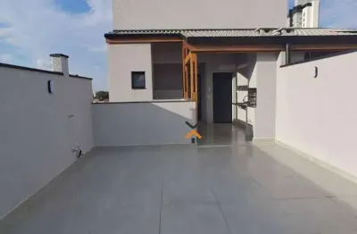 Cobertura com 2 dormitórios à venda, 91 m² por r$ 660.000,00 - campestre - santo andré/sp