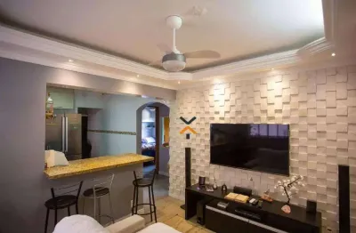 Apartamento com 2 dormitórios, 50 m² - venda por r$ 265.000,00 ou aluguel por r$ 1.995,00/mês - jardim recanto - diadema/sp