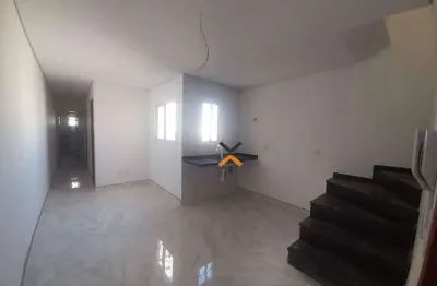 Cobertura com 2 dormitórios para alugar, 104 m² por r$ 3.035,00/mês - parque das nações - santo andré/sp