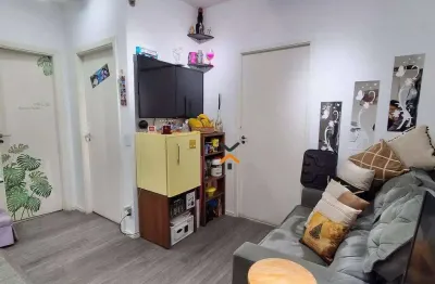 Apartamento com 2 dormitórios para alugar, 42 m² por r$ 4.890,00/mês - barcelona - são caetano do sul/sp