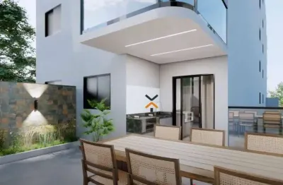 Apartamento garden com 2 dormitórios à venda, 75 m² por r$ 649.000,00 - campestre - santo andré/sp