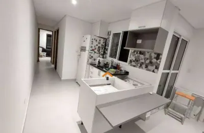 Apartamento com 2 dormitórios para alugar, 55 m² por r$ 3.323,00/mês - campestre - santo andré/sp