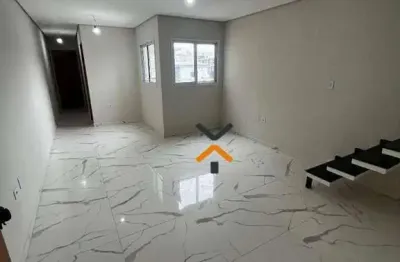 Cobertura com 2 dormitórios à venda, 78 m² por r$ 500.000,00 - jardim guarará - santo andré/sp