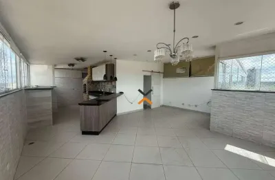 Cobertura com 3 dormitórios, 159 m² - venda por R$ 660.000,00 ou aluguel por R$ 4.860,00/mês - Vila Alzira - Santo André/SP