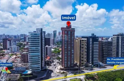 Vendo flat mobiliado no 10º andar com 46m² em areias preta - natal/rn (aceita oferta)