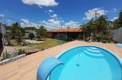 Vendo casa com 2 quartos e piscina, área total de 400m² -  mangabeira - macaíba/rn (aceita oferta)