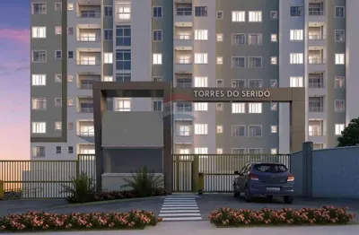 Lançamento/novo zs - vendo apartamento 2/4 no condomínio torres do seridó nova parnamirim (aceita financiamento)
