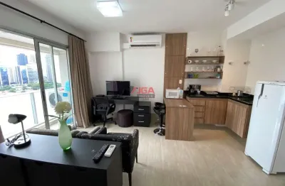 Apartamento para locação, tipo studio na chacára santo antonio, condomínio edifício add nova berrini