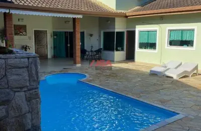 Imperdível casa à venda em peruíbe-sp, cidade nova: 5 quartos, 4 suítes, 3 salas, 6 banheiros, 6 vagas, 320m²!