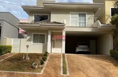 Sobrado de luxo em condomínio jacarandás : 4 quartos, 3 suítes, 5 banheiros - paulínia-sp, betel - 224m² - venda