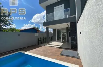 Casa no Jardim dos Pinheiros em Atibaia nova pronta para morar, 3 suites, escritorio, piscina, área gourmet, fino padrão de acabamento