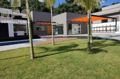Casa a venda em atibaia com 3 quartos sendo 3 suítes e 4 vagas no condomínio shambala iii