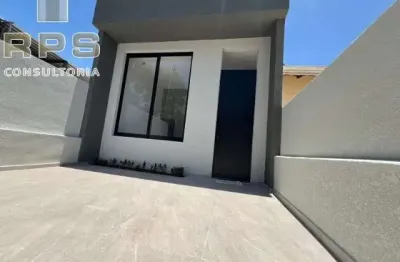 Casa térrea com 03 dormitórios , sendo 01  suíte. sala estar e sala de jantar com pé direito duplo, bonito projeto. cozinha , lavanderia ,02 vagas de