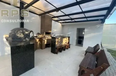 Casa a venda em bom jesus dos perdões, casa no condomínio residencial bela vida, com  2 dormitórios sendo 1 suite piso cerâmica cozinha americana