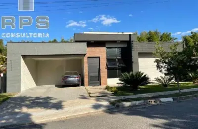 Casa térrea mobiliada no condomínio shambala 1 com 3 suítes, home office, cozinha com planejados, varanda gourmet com piscina em quintal amplo.