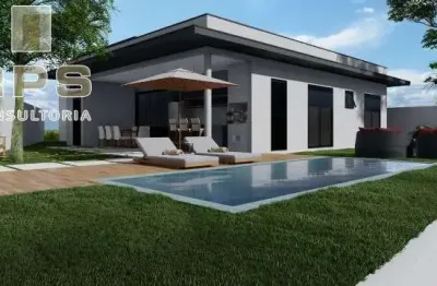 Casa no terras de atibaia ii alto padrão casa terrea 209m² terreno com 475m², 3 suítes com closet , sala ampla c/ pé direito duplo. depósito externo.