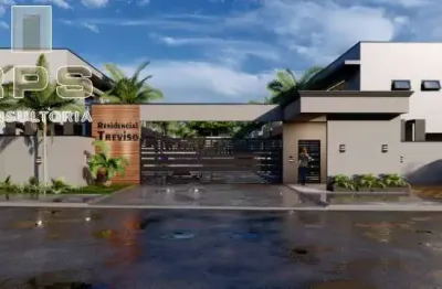 Residencial com 24 casas, com 3 dormitórios sendo 1 suíte, sala, cozinha, área de serviço, 2 vagas ,área social com piscina, churrasqueira e fireplace