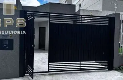 Casa nova , totalmente térrea ! área construída : 70 m² ,com 02 dormitórios , sendo 01 suite  cozinha em conceito aberto  lavanderia , garagem