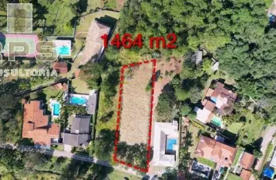 Terreno totalmente plano com 1464 m2 a venda no condomínio estancia dos lagos