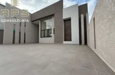 Casa nova à venda no condomínio buona vita em atibaia, 3 suítes sendo uma com closet, home office, piscina, salas integradas com área gourmet