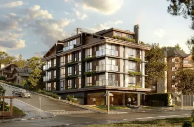 Maravilhoso lançamento, apartamento 2 suítes, 84m², centro, gramado.