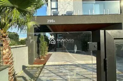 Sobrado geminado de alto padrão à venda, 3 quartos, 3 suítes, 4 vagas, ingleses - florianópolis/sc