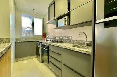 Apartamento 2 suítes, com vaga e churrasqueira, a 150m da praia na região das gaivotas.