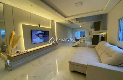 Linda casa alto padrão financiável em loteamento nos ingleses.