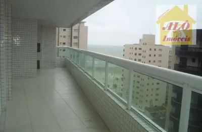 Apartamento com 3 dormitórios à venda, 139 m² por r$ 1.100.000,00 - vila guilhermina - praia grande/sp