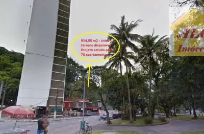 Terreno à venda, 914 m² por r$ 4.570.000,00 - centro - são vicente/sp