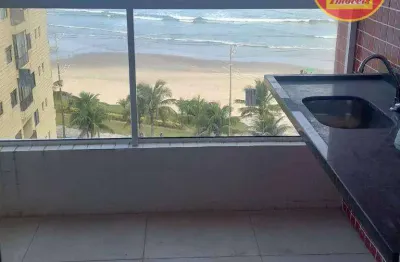 Apartamento vista mar com 2 quartos à venda, 67 m² por r$ 522.596 - caiçara - praia grande/sp