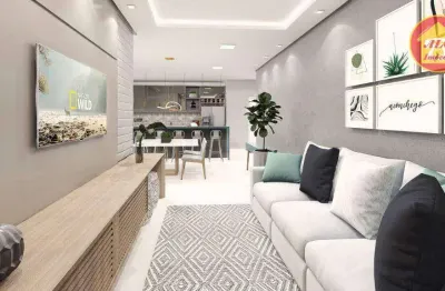 Apartamento à venda, 82 m² por r$ 370.000,00 - ocian - praia grande/sp