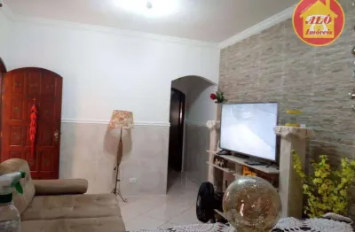 Casa com 2 quartos à venda, 93 m² por r$ 310.000 - vila sônia - praia grande/sp