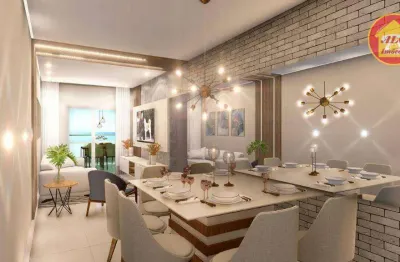 Apartamento à venda, 92 m² por r$ 570.000,00 - jardim caiahu - mongaguá/sp