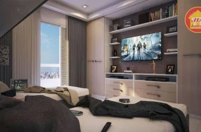 Apartamento com 3 dormitórios à venda, 119 m² por r$ 1.100.000,00 - vila guilhermina - praia grande/sp