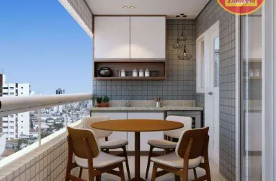 Apartamento à venda, 68 m² por r$ 393.269,45 - guilhermina - praia grande/sp