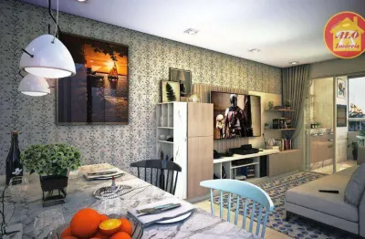 Apartamento com 2 quartos à venda, 63 m² por r$ 398.985 - maracanã - praia grande/sp