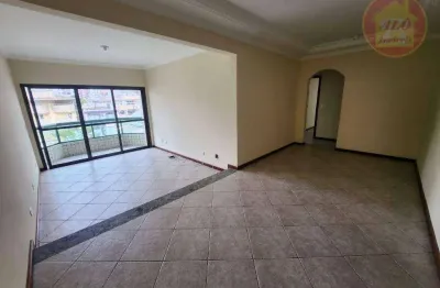 Apartamento com 3 dormitórios para alugar, 107 m² por r$ 3.500,00/mês - canto do forte - praia grande/sp