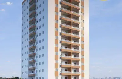 Apartamento com 2 dormitórios à venda, 58 m² por r$ 468.900,00 - vila guilhermina - praia grande/sp