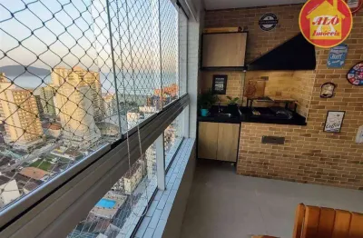 Apartamento com 3 quartos à venda, 126 m² por r$ 995.000 - aviação - praia grande/sp
