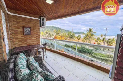 Apartamento com 3 quartos à venda - frente para o mar - 114 m² por r$ 970.000 - canto do forte - praia grande/sp