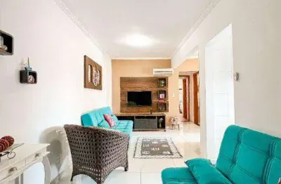 Apartamento com 2 quartos  à venda, 106 m² por r$ 580.000 - aviação - praia grande/sp