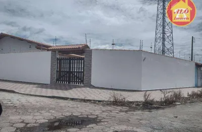 Casa com 3 quartos à venda, 126 m² por r$ 420.000 - jussara - mongaguá/sp