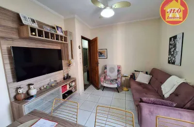 Apartamento com 1 quarto à venda, 45 m² por r$ 305.000 - tupi - praia grande/sp