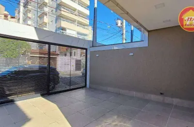 Sobrado com 2 quartos à venda, 56 m² por r$ 390.000 - caiçara - praia grande/sp